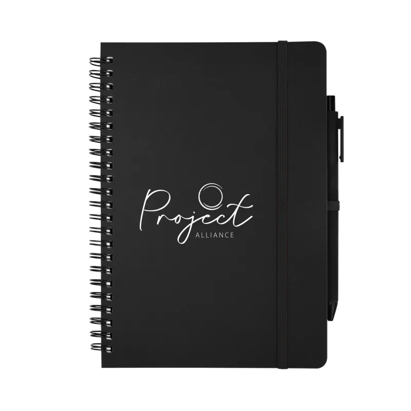 REPREVE® Recycled Spiral Notebook with Pen — view 6