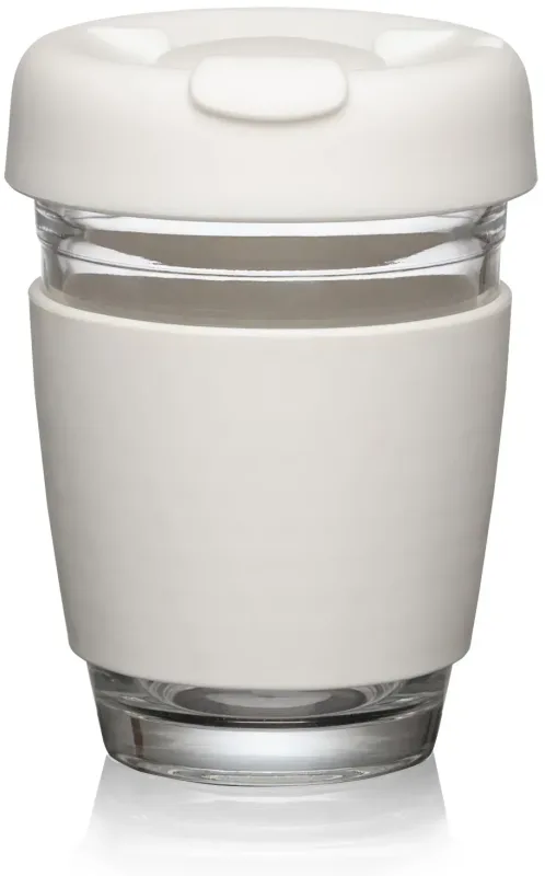 Retiro Borosilicate Glass Tumbler w/Silicone Lid - 8oz — view 6