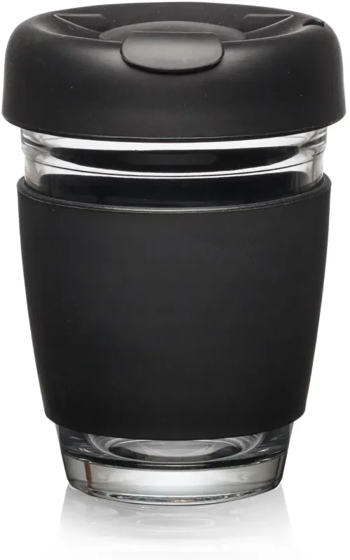 Retiro Borosilicate Glass Tumbler w/Silicone Lid - 8oz — view 7