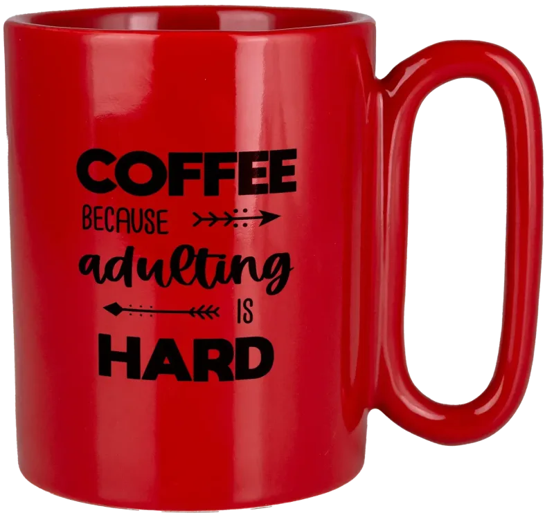 Retro 11 Oz Ceramic Mug With Large Handle — view 7