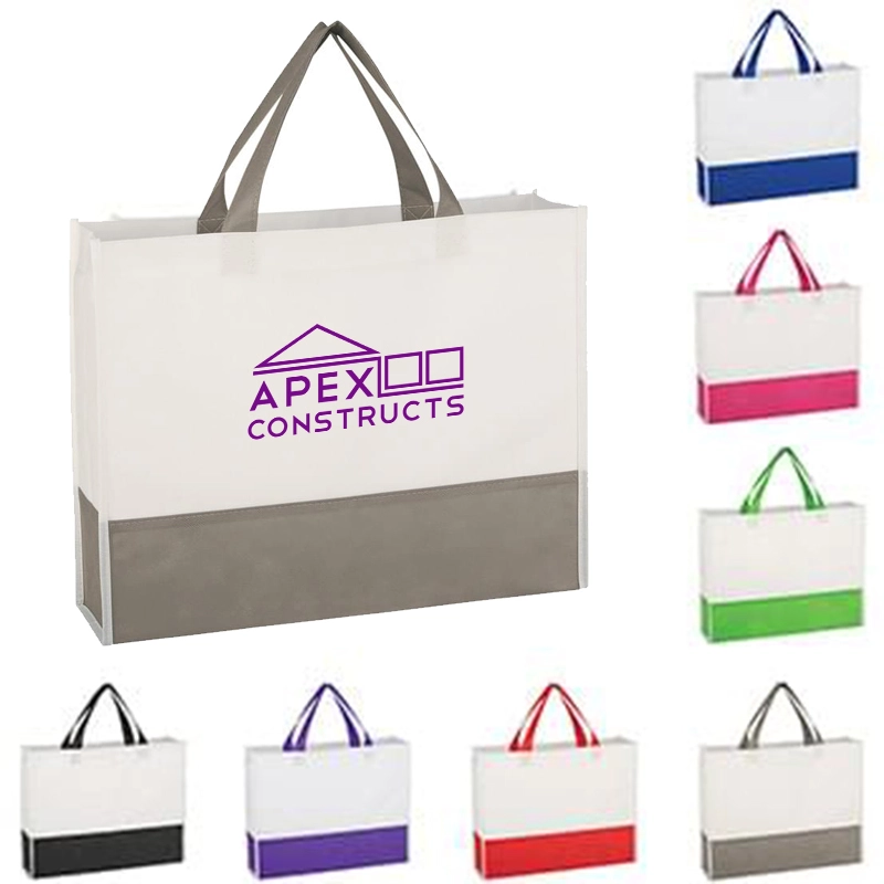 Reusable and Practical Non-woven Prism Tote Bag