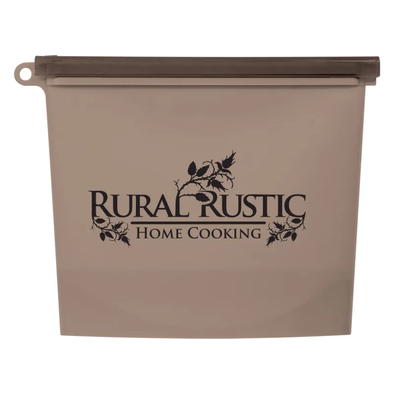 Reusable Food Bag With Plastic Slider — view 2