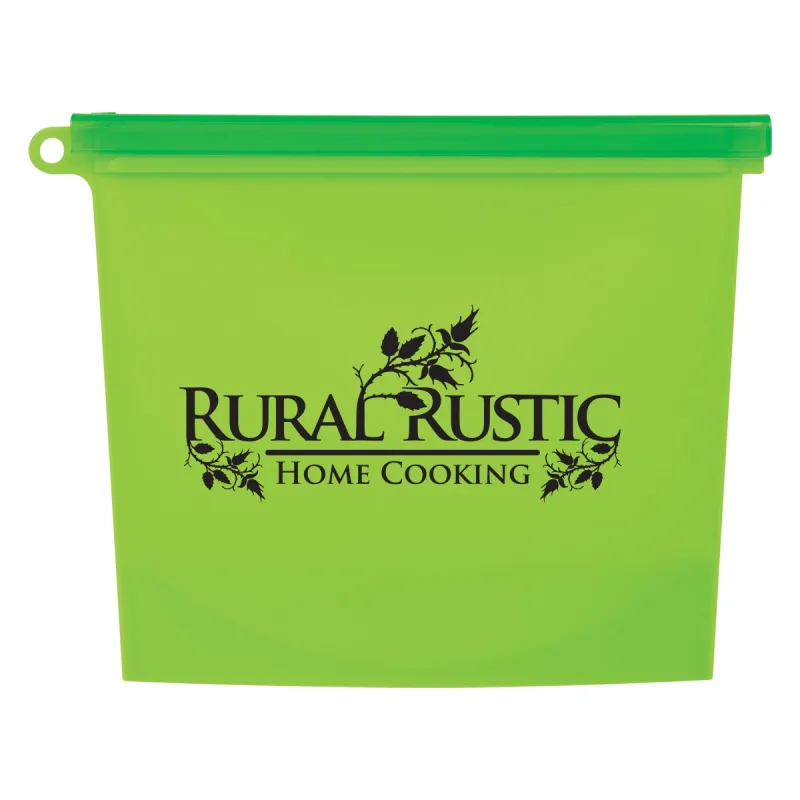 Reusable Food Bag With Plastic Slider — view 3