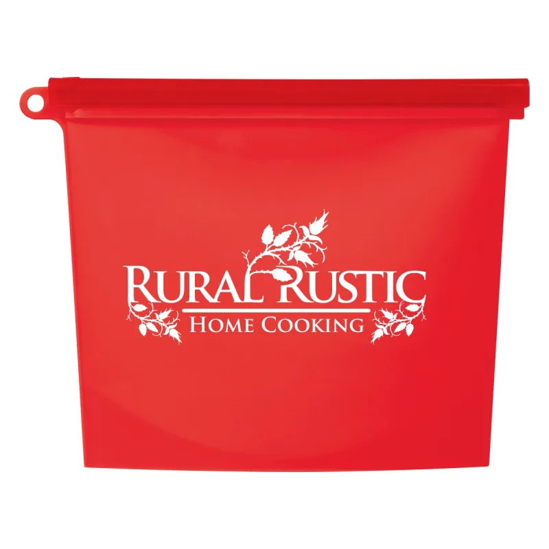 Reusable Food Bag With Plastic Slider — view 4