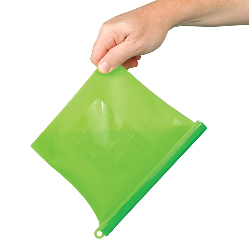 Reusable Food Bag With Plastic Slider — view 8