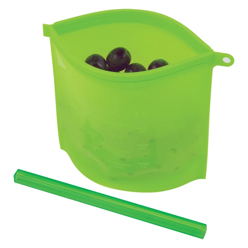 Reusable Food Bag With Plastic Slider — view 9
