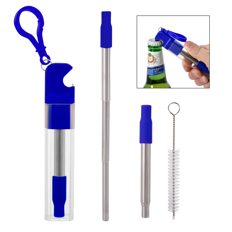 Reusable Straw Kit w/ Bottle Opener — view 7
