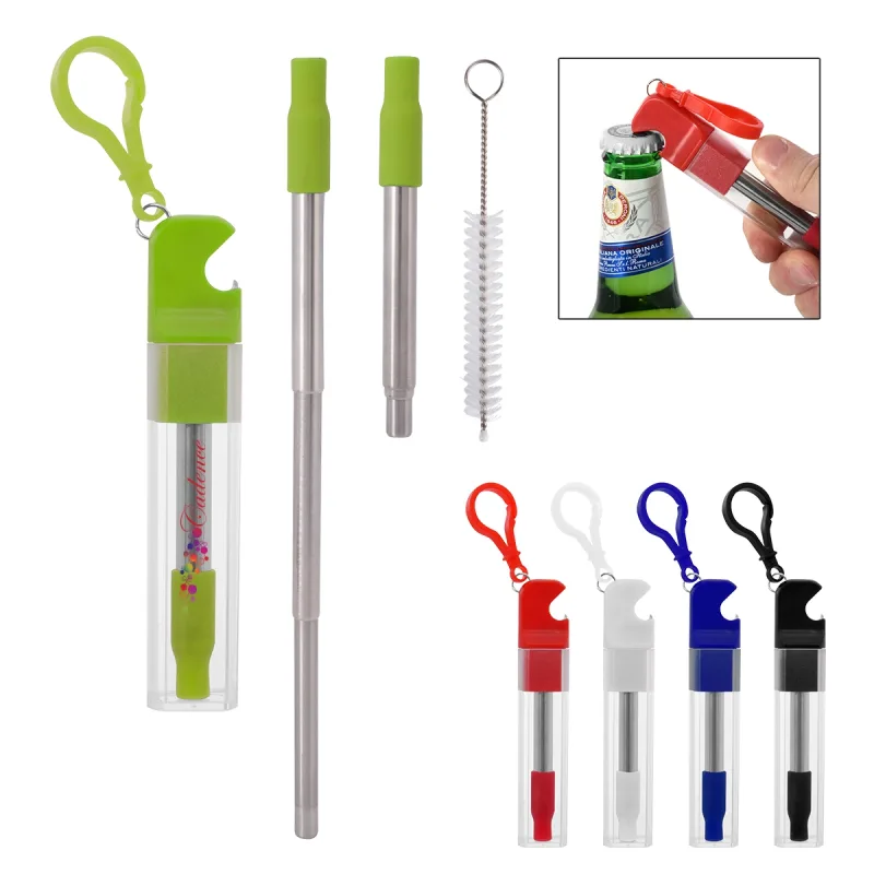 Reusable Straw Kit w/ Bottle Opener — view 8