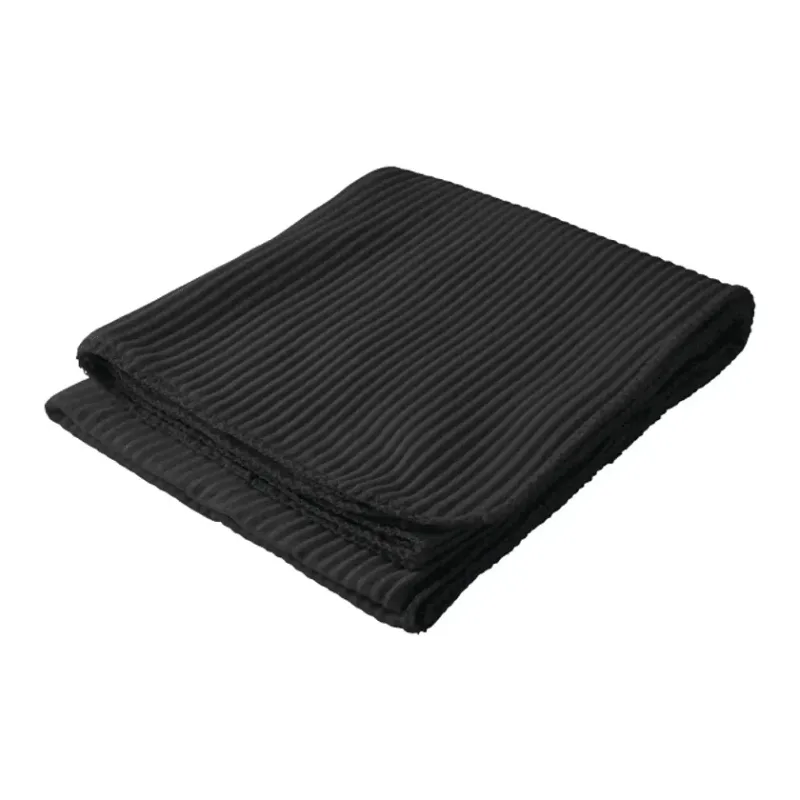 Personalized Ribbed Fleece Blanket - 50" x 60" Unfolded — view 3