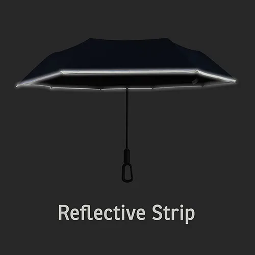 Ridgeline 46" Arc Reflective Umbrella with Carabiner Handle — view 2