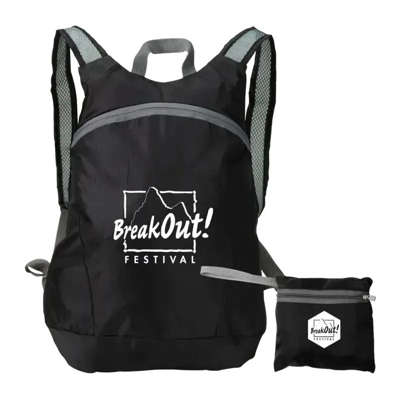 Custom Ripstop Stow'n Go™ Backpack