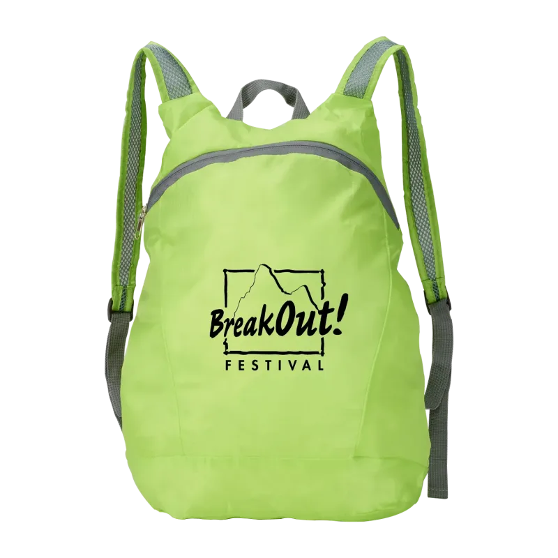 Custom Ripstop Stow'n Go™ Backpack — view 2