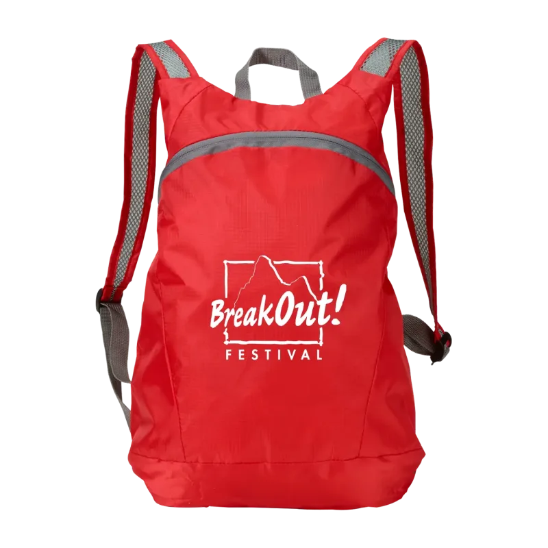 Custom Ripstop Stow'n Go™ Backpack — view 3