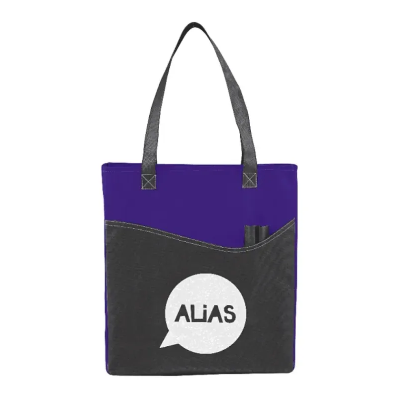 Rivers Pocket Non-Woven Convention Tote — view 9