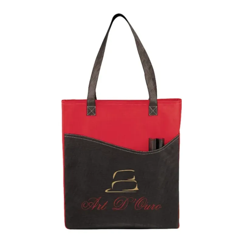 Rivers Pocket Non-Woven Convention Tote — view 13