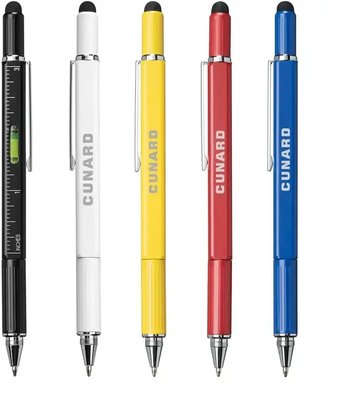 Multi-functional Stylus Pen with Ruler and Level