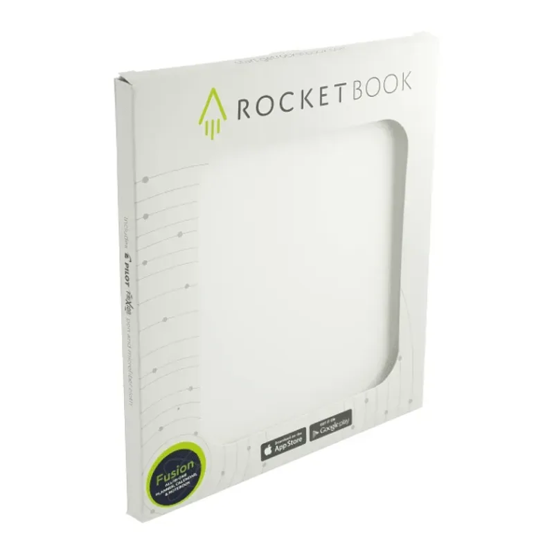 Custom Rocketbook Fusion Letter Notebook Set with Pen — view 2