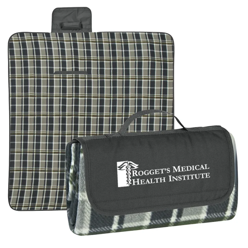 Custom Printed Roll-Up Picnic Blanket — view 7