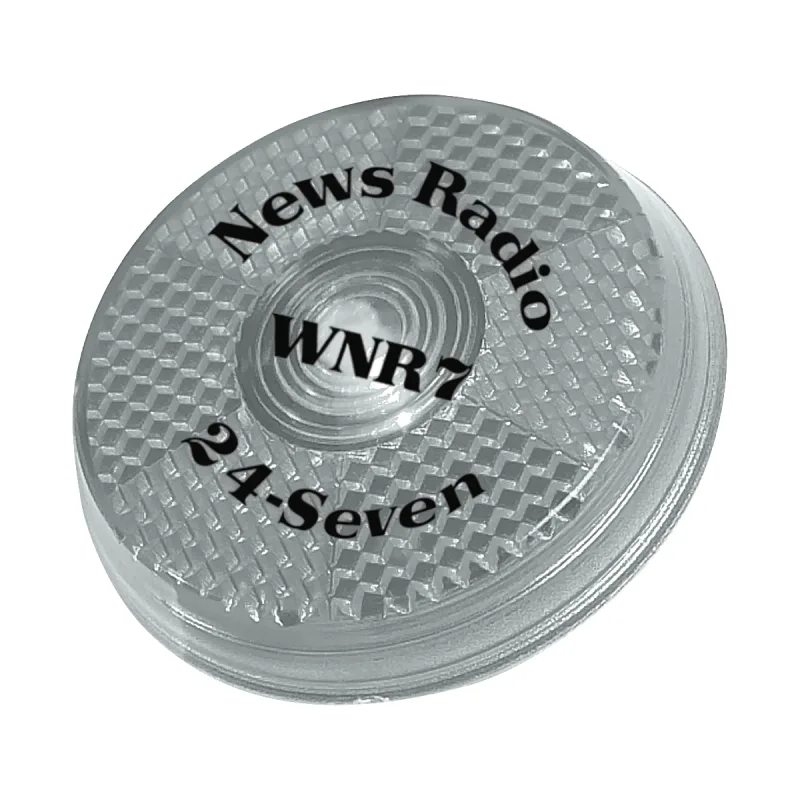 Round Blinking Light With Back Clip — view 4