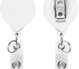 Custom Round Dual Back Badge Reel — view 5
