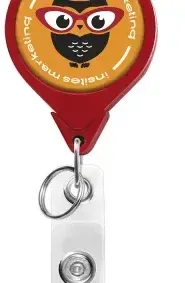 Custom Round Dual Back Badge Reel — view 6