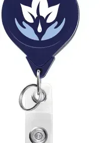 Custom Round Dual Back Badge Reel — view 7