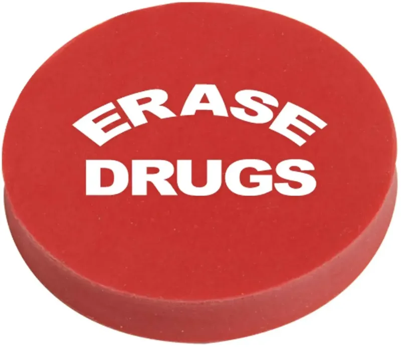 Logo Eraser - Round (1 1/2") — view 4