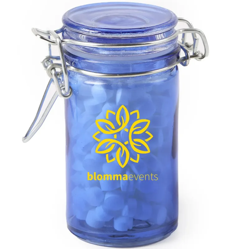 Round Glass Mint Jar — view 4