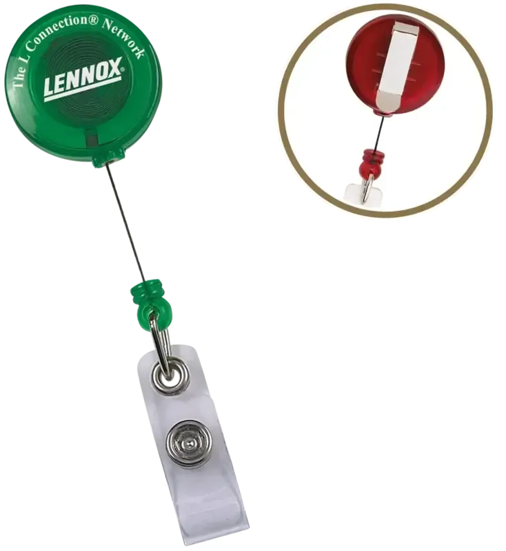 Custom Round Secure-A-Badge™