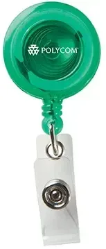 Custom Round Secure-A-Badge™ with Alligator Clip — view 4