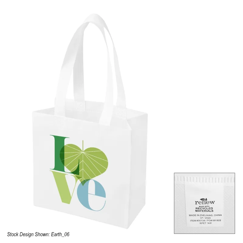 Rowan rPET Non-Woven Shopper Tote Bag — view 5