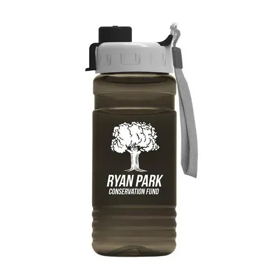 RPET Bottle with Quick-Snap Lid (20 oz.) — view 5