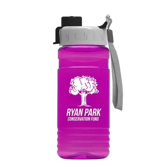 RPET Bottle with Quick-Snap Lid (20 oz.) — view 6