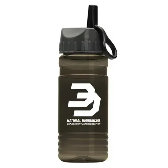 RPET Bottle with Ring-Straw Lid (20 oz.) — view 12