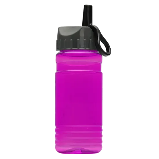 RPET Bottle with Ring-Straw Lid (20 oz.) — view 13