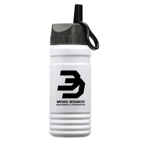 RPET Bottle with Ring-Straw Lid (20 oz.) — view 18
