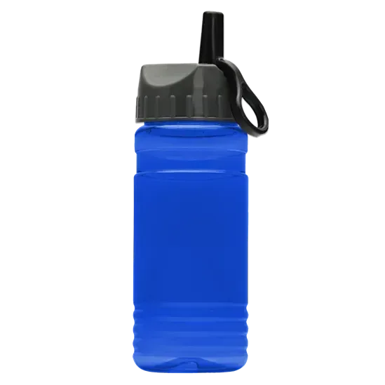 RPET Bottle with Ring-Straw Lid (20 oz.) — view 6