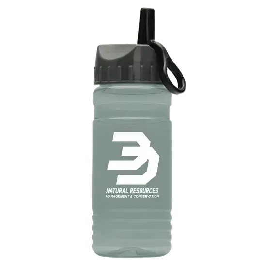 RPET Bottle with Ring-Straw Lid (20 oz.) — view 9