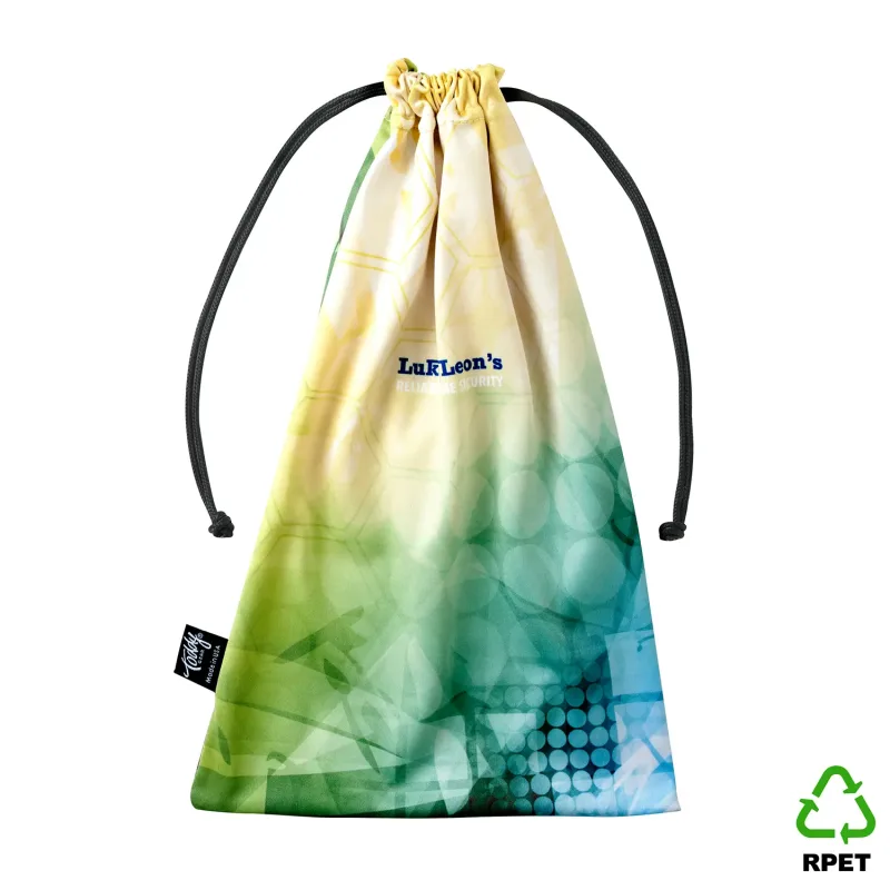 RPET Smart Pouch Thin - Premium RPET Microfiber Storage & Cleaning Pouch — view 2