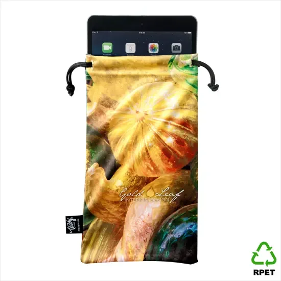 RPET Smart Pouch Thin - Premium RPET Microfiber Storage & Cleaning Pouch — view 4