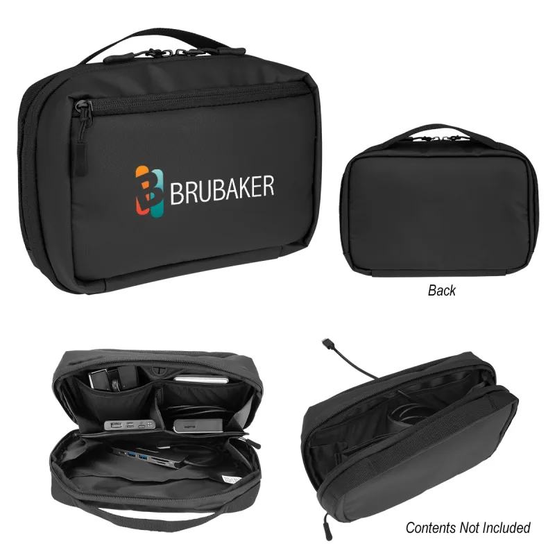 rPET Tech Pouch With Easy Cord Access — view 3