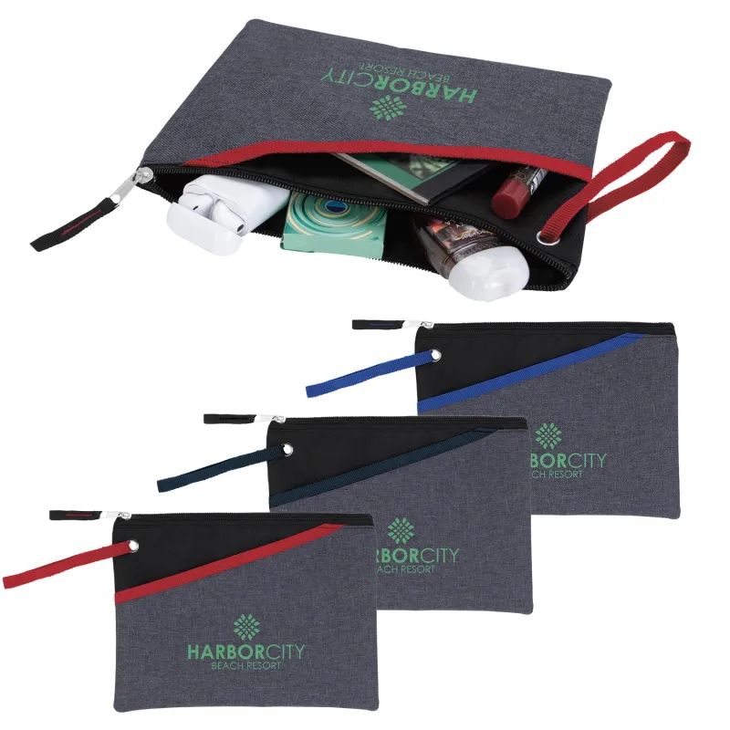 Custom RPET Two-Tone Pouch — view 3