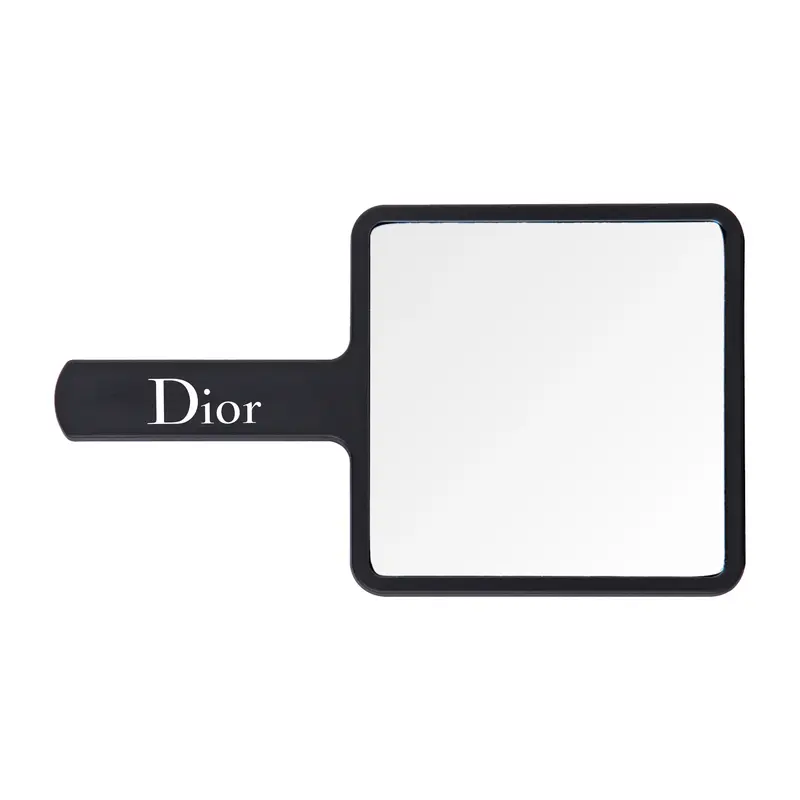 Mini Handheld Mirror with Rubberized Finish