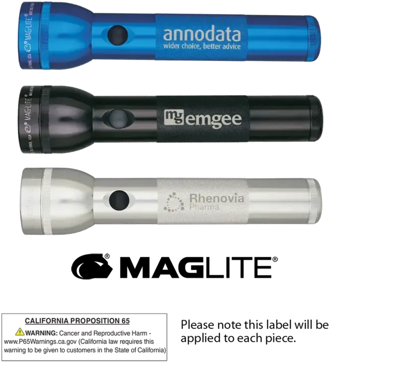 Custom Engraved S2D Maglite - Promotional Flashlights For Businesses and Organizations