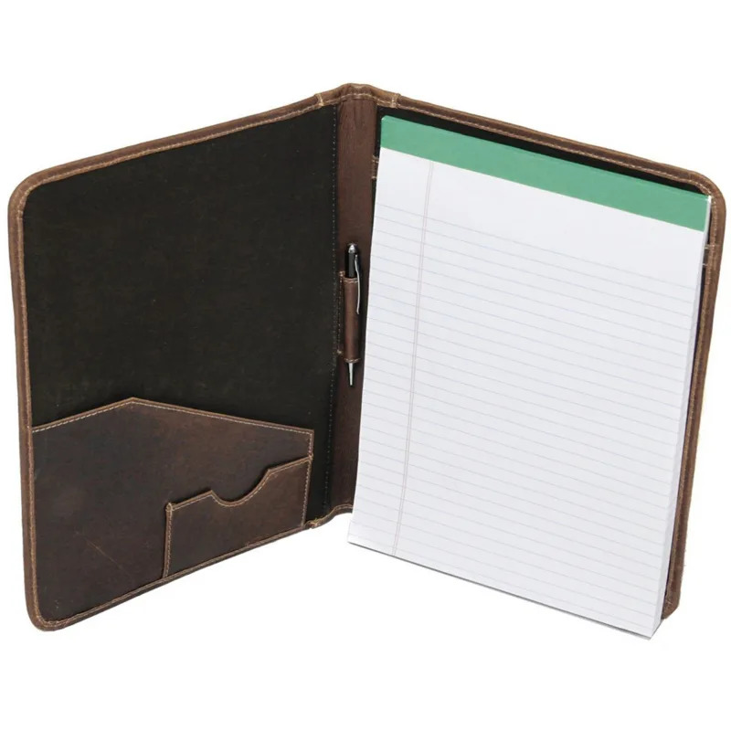 Salt River Canyon Leather Meeting Folder — view 3