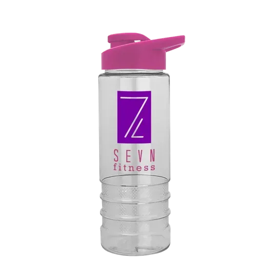 Salute - 24 oz. Transparent Drink-Thru Bottle