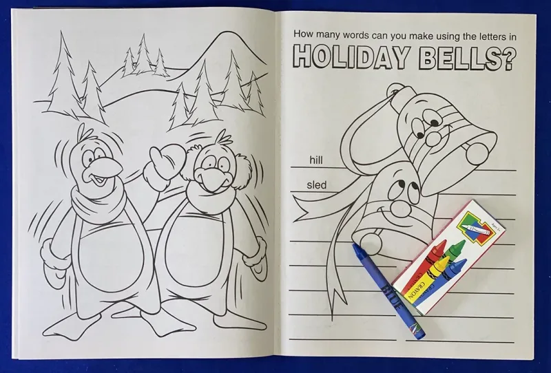 Santa & Friends Coloring Book — view 1