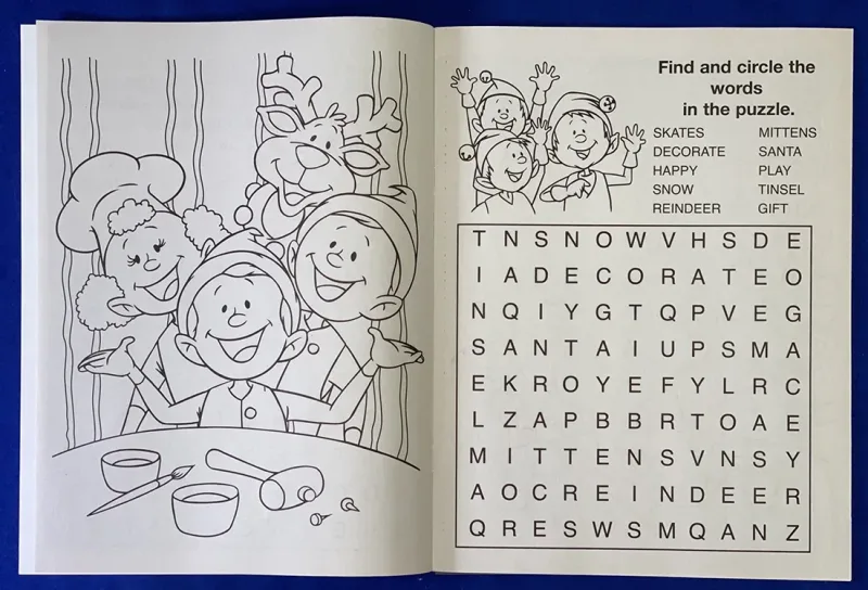 Santa & Friends Coloring Book — view 3