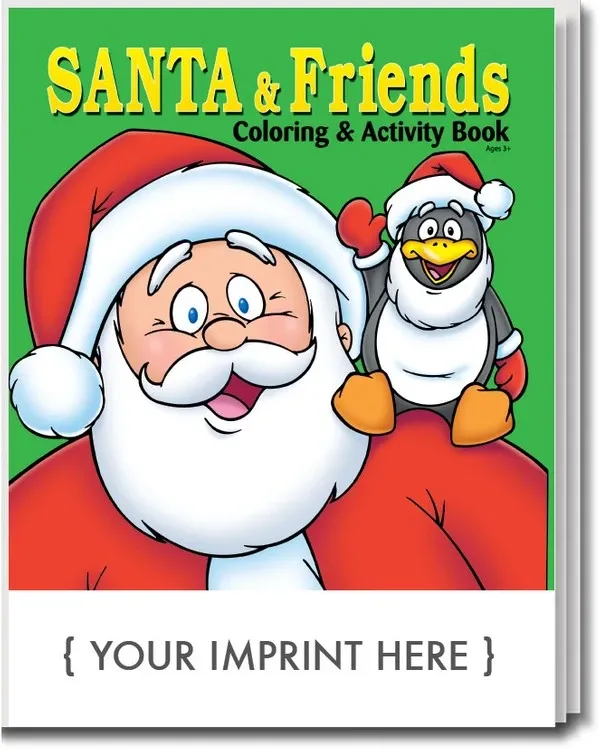 Santa & Friends Coloring Book