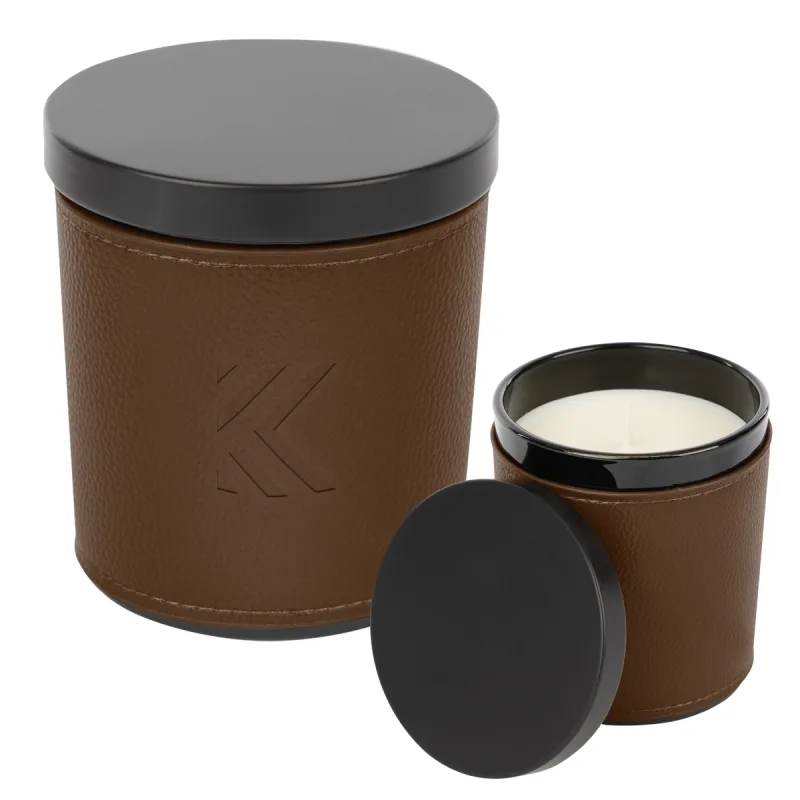 Scented Candle With Leatherette Sleeve — view 2